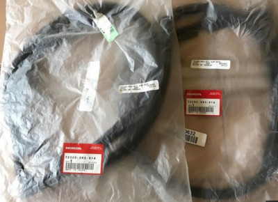 HONDA GENUINE OEM CIVIC EG4 EG6 1995 FRONT DOOR SUB SEAL   LEFT&RIGHT SET  