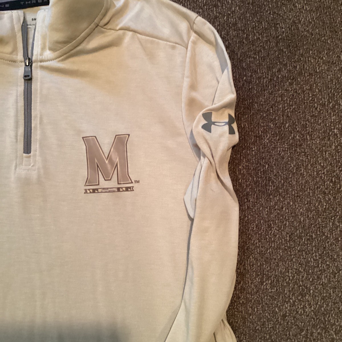 UNDER ARMOUR - TWICE University Of Maryland Under Armour Quarter Zip Womens Small