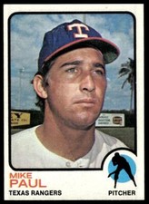 1973 Topps #58 Mike Paul Texas Rangers