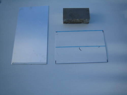 Foglio piatto alluminio 1 mm - 40 mm spessori varie taglie 1050 6082T6 - Foto 1 di 4