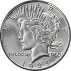 1935-P Peace Dollar PCGS MS62 Nice Eye Appeal Nice Strike