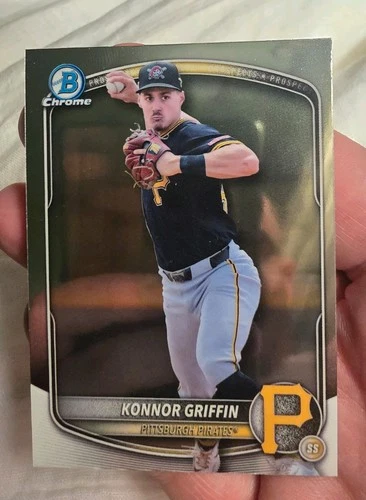 2025 Bowman Draft Konnor Griffin Chrome Pittsburgh Pirates #1 Prospect Rookie 🔥