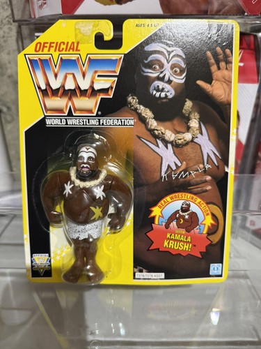 WWF Hasbro Kamala Yellow Card Series 7 1993 Wrestl...
