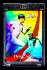 Derek Jeter RARE REFRACTOR GOLD PRIZM INVESTMENT CARD New York Yankees SSP