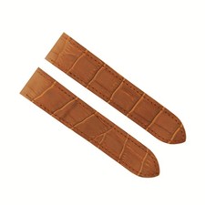 CINTURINO IN PELLE 24,5 MM ADATTO PER CRONOGRAFO CARTIER SANTOS 100XL 2740