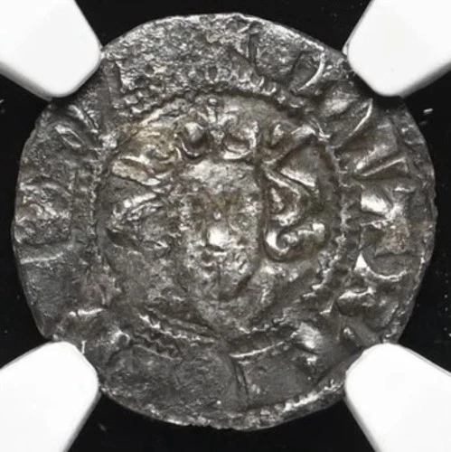 KING EDWARD I LONGSHANKS 1279-1307 AD, ENGLAND Silver Braveheart PENNY, NGC XF