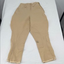 Vintage Equi-Stretch by Equestrian Pants Wm S23 Correct Riding Jodhpurs Tan