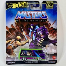 HOT WHEELS Premium MOTU 66 Dodge A100 Pop Culture Real Riders Metal Diecast
