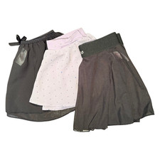 Girls Dance Skirt Lot 3 Bloch Justice Cat Jack Size 4-6 XS Chiffon Mesh Ballet
