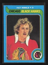 1979-80 Topps #199 Pat Ribble Chicago Blackhawks Rookie EX