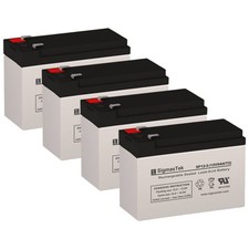 Tripp Lite RBC94-2U UPS SLA Replacement Battery 4 Pack by SigmasTek 12V 9AH