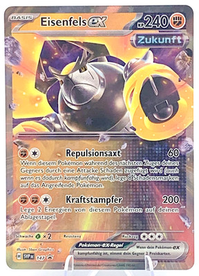 Pokémon Karte I Eisenfels ex SVP 147 I SV Black Star Promos I Deutsch I NM