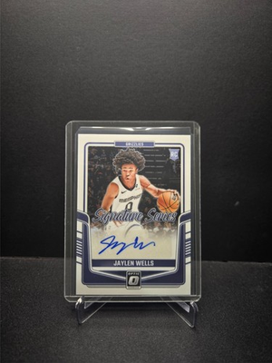 #ad 2024 25 Optic Basketball #SS WEL Jaylen Wells Signature Series Auto RC AU $9.99
