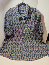 Cremieux Mens Shirt, Big And Tall 4xb, Cotton, Paisley, Button Up