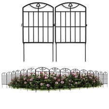 Garden Fence 17in H x25ft L Garden Fencing Animal Barrier 24 Panels Small