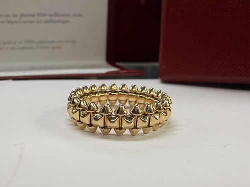 Clash de Cartier 18k Gold Size 55 Wide Band Ring