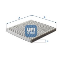 UFI Innenraumfilter 54.117.00 Aktivkohlefilter FüR Celica Avensis Previa Toyota