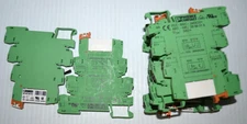 LOT OF 10 PHOENIX CONTACT BASE PLC-BSC-24DC/21 W/RELAY # ART-NR-2961105