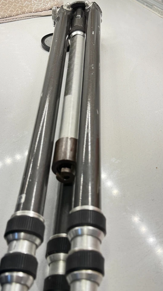 Trípode Gitzo Cremaillere 3 Manivela Columna Engranada R No.3+ Cabeza Foto 4 de 4