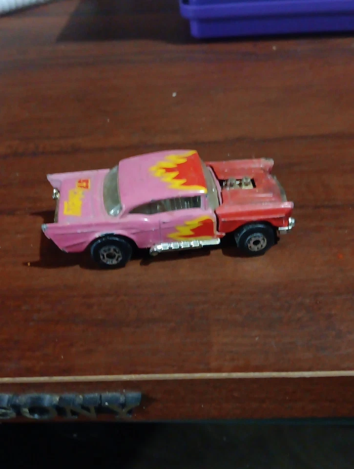 Chevy Chevrolet Tri-Five Hot Rod Dragster 1957 Matchbox 4 57 ¡súper rápido como está! Foto 3 de 4