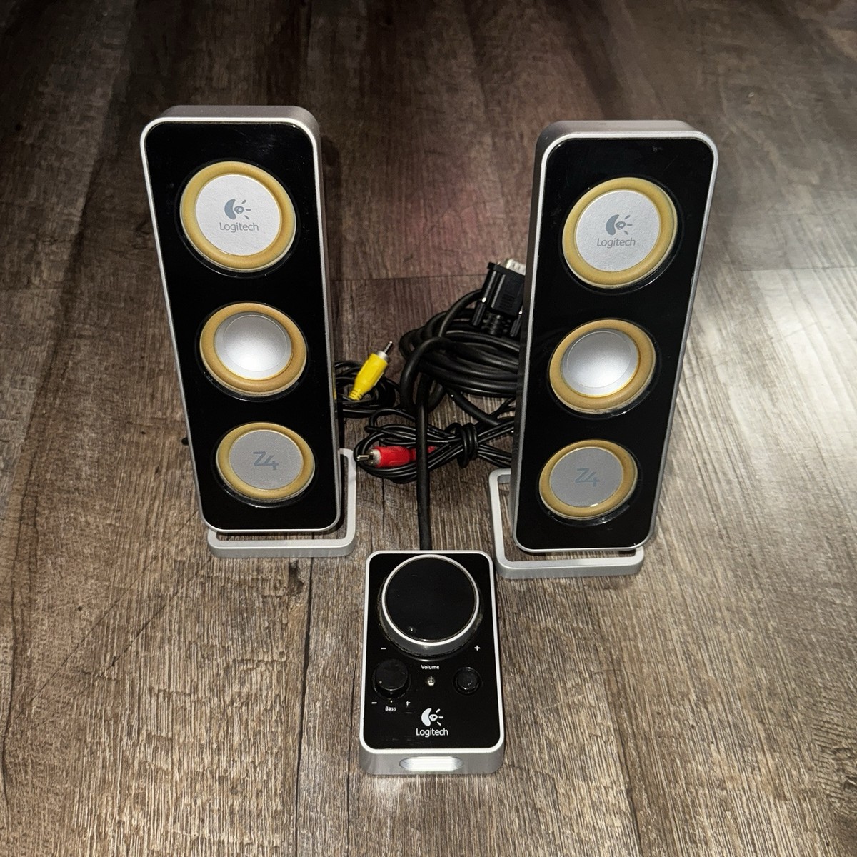 Volume Logitech Z4 Price Logitech Z4 Computer Speakers, And - Main Image