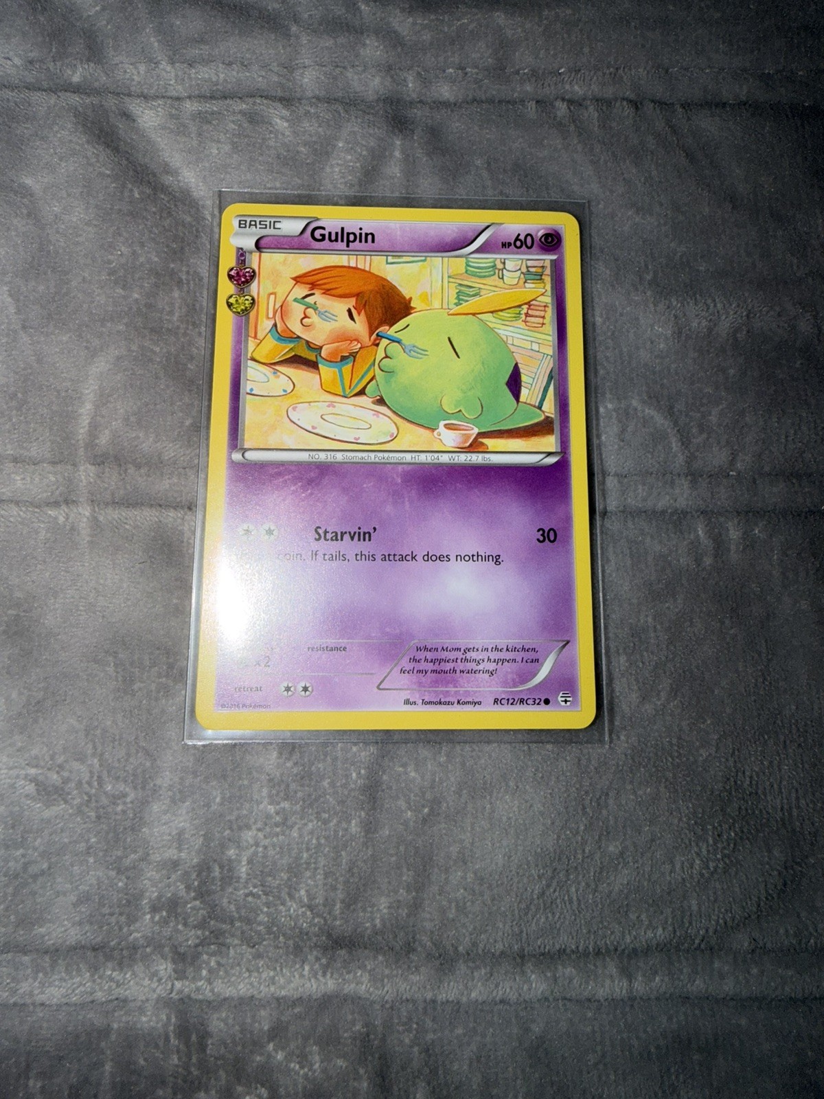Gulpin RC12/RC32 Common Generations: Radiant Collection NM READ DESC