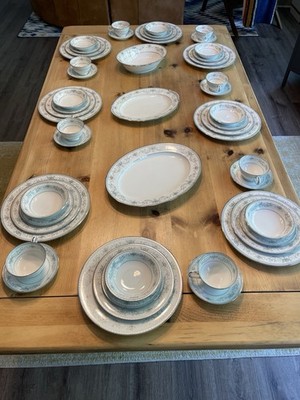 VTG NORITAKE FINE CHINA 6107 COLBURN JAPAN - 51 Pieces, Mint Condition, RARE SET