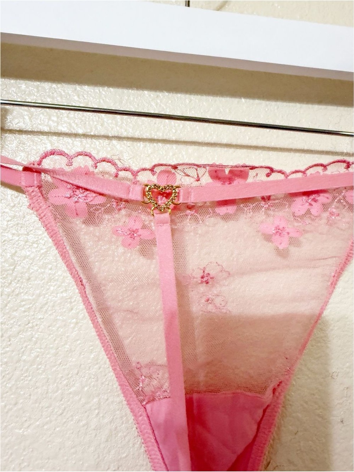 Victorias Secret DREAM ANGELS Pretty Petals Corset Top & V String Thong Panty image 8