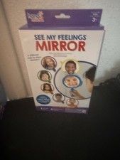Hand2Mind See My Feelings Mirror, Play Therapy Education Teachers 4 Pieces New 
