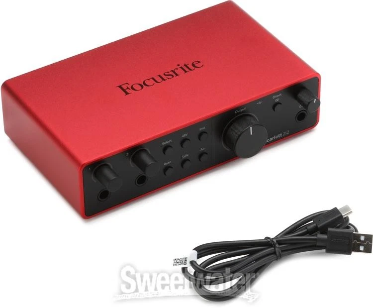 Focusrite Scarlett 2i2 4th Gen USB Audio Interface - Image 2 of 4