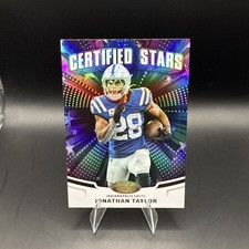 2025 Certified Football Jonathan Taylor Certified Stars #CST-JTR