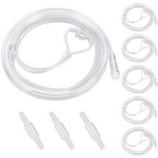 5 Pack Cannula Nasal 7 Ft Super Soft Nasal Cannula Tubing for Oxygen Nose Tubing