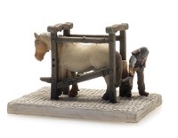 Artitec 322.029 - 1/220 / Z Beschlagstand, Pferd Und Hufschmied - Neu