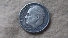 1962 D ROOSEVELT DIME in fine circulated condition;  .900 SILVER