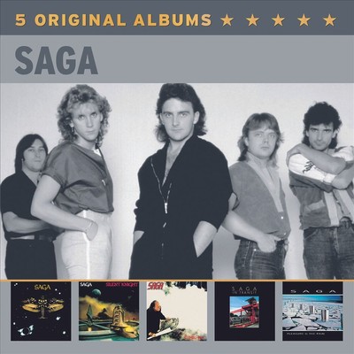 SAGA 5 ORIGINAL ALBUMS NEW CD