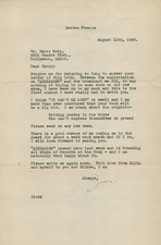 IRVING BERLIN - TYPED LETTER SIGNED 08/11/1938