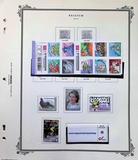Belgium Modern Collection On Scott Album Pages 2013 Mixed MNH MH
