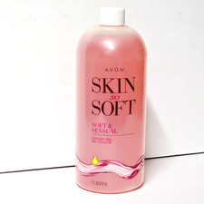 Avon Skin So Soft Soft  Sensual Shower Gel Refill Bonus Size 33.8 fl oz NEW