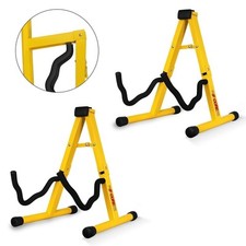 Par de soportes de guitarra de 5 núcleos con un marco brazo de espuma almohadilla de goma para bajo eléctrico acústico