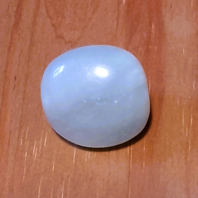 Rollstein Aquamarin aus Madagaskar 2,3 cm 11,15 gr Tumbled Stone (Ref 6)