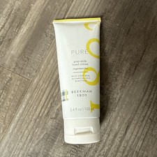 BEEKMAN 1802- PURE  Goat Milk Hand Cream-3.4 fl. oz.  NEW  SEALED