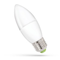 Spectrum Led Leuchtmittel Kerze 6W E27 Matt 560Lm Tageslicht 6000K Kaltweiß 160°