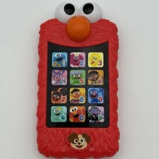 Sesame Street Learn With Elmo Pretend Play Phone Big Bird Grover Cookie Monster