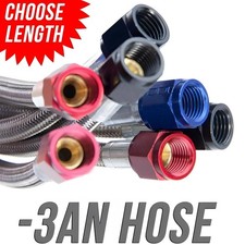 Nitrous Outlet 00-20260 60 -3an Stainless Braided Hose Red Fittings Nitrous Outlet 00-20260 60 -3an Stainless Braided Hose Red Fittings