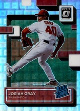 2022 Donruss Optic #42 Josiah Gray Pandora Prizm #/99