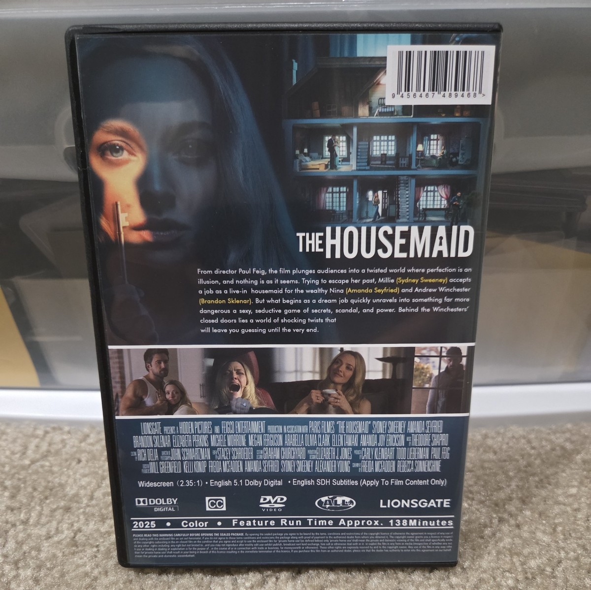 THE HOUSEMAID DVD - 2025 | eBay