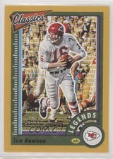 2022 Panini Classics Legends Timeless Tributes Gold /99 Len Dawson #135 HOF fm0