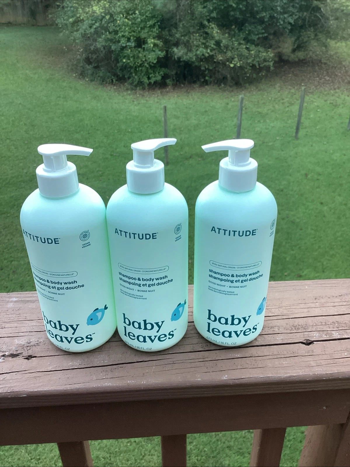 3PK2-in-1 Shampoo and Body Wash for Baby, EWG Verified, Dermatologically Tested,