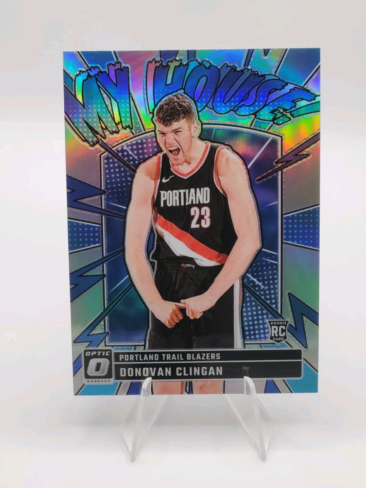 2024-25 Panini Donruss Optic Donovan Clingan My House Silver RC Trail Blazers