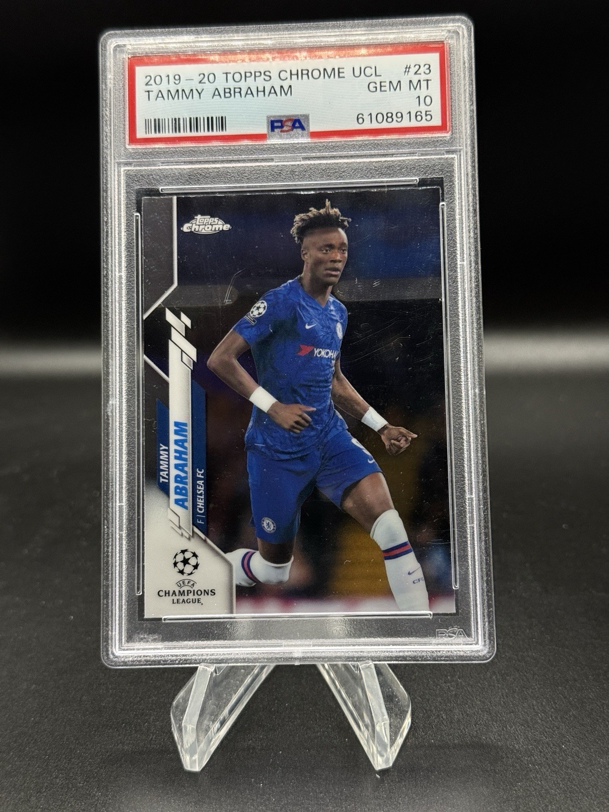 2019 Topps Chrome UEFA Tammy Abraham #23 Chelsea PSA 10